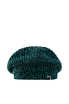 Берет FRIVORIGA VIZIO зима жен. 26 0Y-00018889 (56-58, темно-зеленый, люрекс)