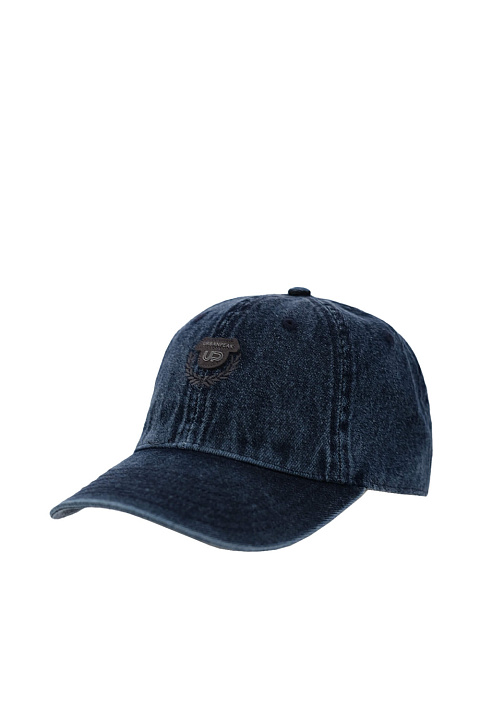 Бейсболка деним с металл.застежкой