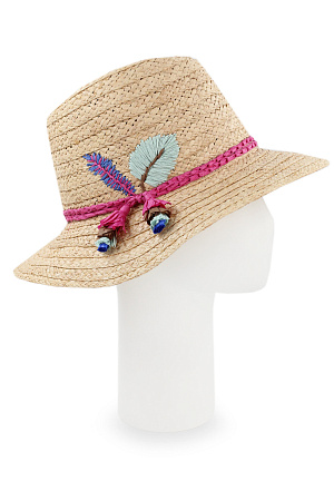 Шляпа федора SEEBERGER лето жен. 22 0Y-00005330