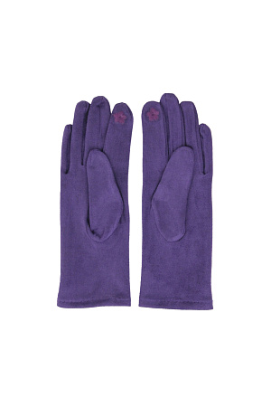 Перчатки сенсорные ЗАМША ALEX весна/осень жен. 25/25 0Y-00010950