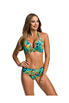 Купальник раздельный халтер PALOMA лето жен. 23 0Y-00012305 (L, бирюзовый/мульти)