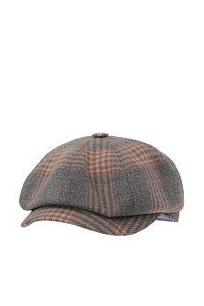 Кепка 8-клинка из шерсти с подкладом из льна