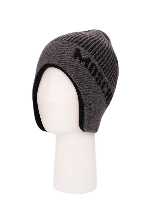 Шапка с помпоном на флисе / Moschino