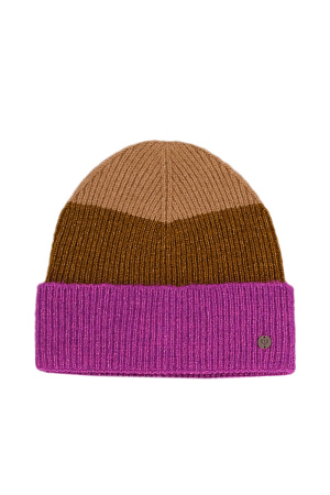 Шапка колпак ТРЕХЦВЕТНАЯ FRAAS весна/осень жен. 23/24 0Y-00013091