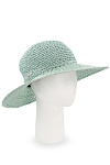 Шляпа флоппи SEEBERGER лето жен. 230 SALE 0G-00005024 (универсальный, мятный, шнурок, бант)
