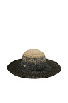 Шляпа широкополая SEEBERGER лето жен. 25 (универсальный, льняной/хаки, 9354 linen/khaki)