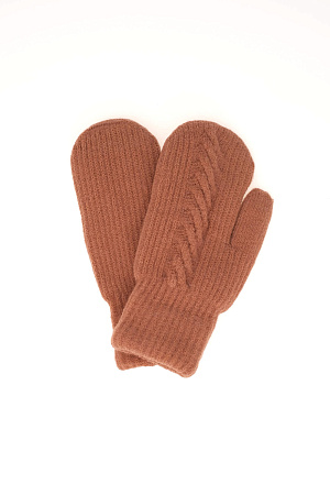 Варежки КОСИЧКА ТЕПЛО НА ИСК.МЕХУ YA-YA зима ун. 23/25 0Y-00014108