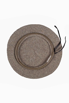 Берет из шерсти и иск.кожи / LOEVENICH