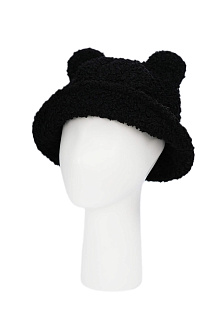 Панама из экомеха тэдди с ушками