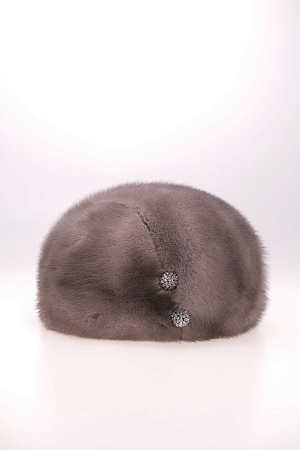 Берет МЕХ НОРКИ ФРАНЦУЗСКИЙ зима жен. 23/25 0Y-00009262