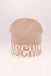 Шапка лопата MOSCHINO зима ун. 23/24 0Y-00010282 (56-58, светло-бежевый, 003 светло-бежевый)