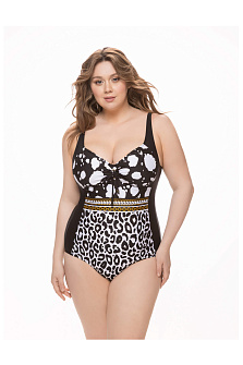 Купальник слитный майо / plus size / Fianeta