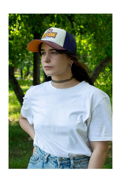 Бейсболка из хлопка с сеткой / Stetson