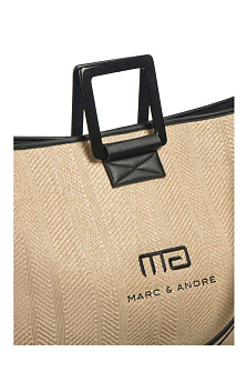 Сумка пляжная плетеная / Marc&Andre