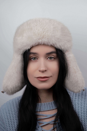 Шапка ушанка на кнопке ЭКО НОРКА МИНИ КНОПКИ зима жен. 25/26 0Y-00013829