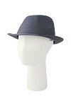 Шляпа трилби SEEBERGER лето жен. 25 0Y-00018208 (L, темно-синий, 6161 swallow blue/swallow blue)