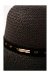 Шляпа флоппи SEEBERGER лето жен. 24/25 0Y-00014660 (универсальный, черный, 10 black)
