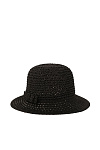 Шляпа SEEBERGER лето жен. 24/25 0Y-00005322 (универсальный, черный, , 10 blackбант, лейбл)