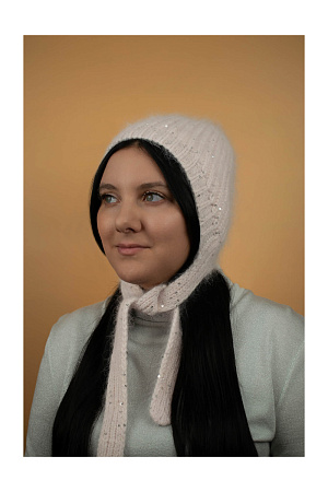 Шапка чепчик на завязках АНГОРА MARIV демисезон жен. 24/25 0Y-00015949