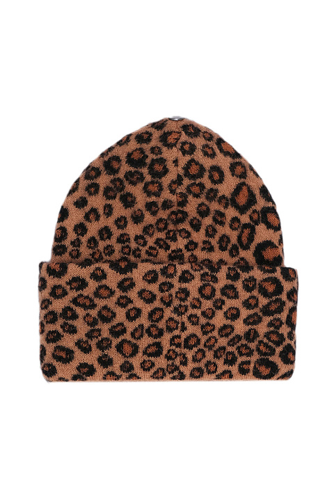 Шапка с отворотом из мохера и шерсти / Vizio