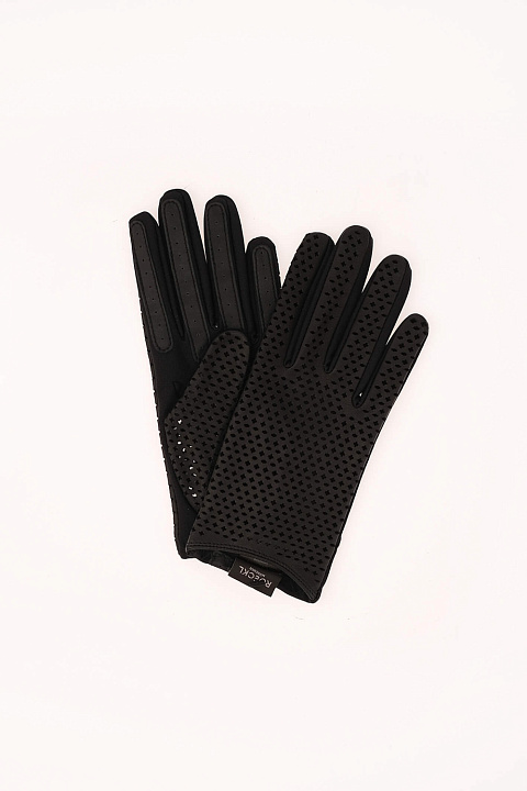 Перчатки из кожи с перфорацией / Roeckl