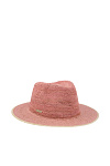 Шляпа федора SEEBERGER лето жен. 25 0Y-00018207 (универсальный, сандаловое дерево/льняной, 2793 sandalwood/linen)