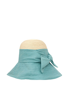 Шляпа широкополая из льна и хлопка / Gingi