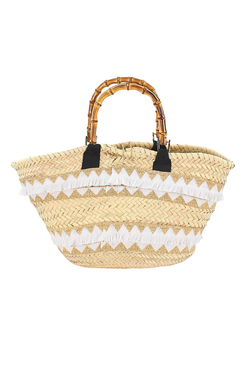 Сумка тоут соломенная / Firenze Pho