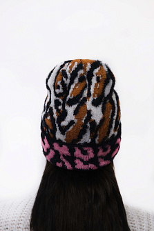 Шапка с отворотом двухслойная / Moschino