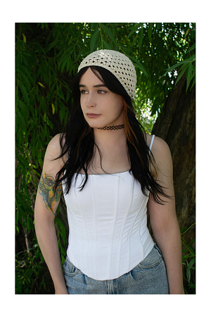 Шапка КРАШЕ АЖУР KAROZA лето жен. 25 0Y-00018546