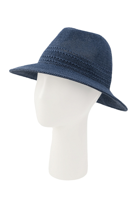 Шляпа федора из хлопка и соломы / Seeberger