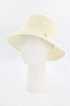 Шляпа ШАТУШ лето жен. 22/24/25 SALE 0Y-00005137 (56-58, кремовый, лента, пряжка)