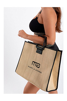 Сумка пляжная плетеная / Marc&Andre