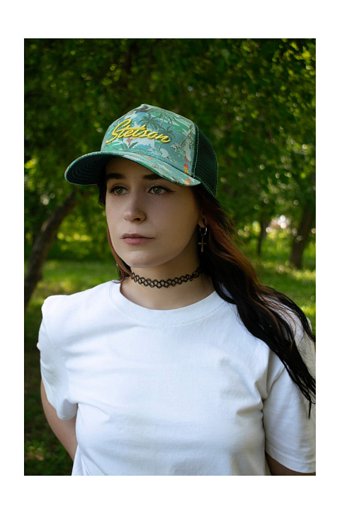 Бейсболка из хлопка с сеткой / Stetson