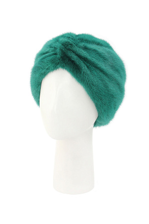 Шапка чалма СКАНДИНАВСКАЯ НОРКА SEMIFUR зима жен. 22/25