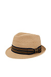 Шляпа трилби STETSON лето ун. 24 0Y-00015540 (L, бежевый, , 7 beigeлента)