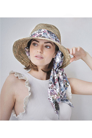 Шляпа трилби ШИРОКАЯ ЛЕНТА SEEBERGER лето жен. 23 0Y-00012021