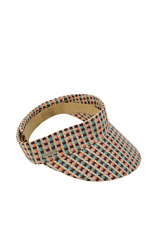 Козырек на липучке соломенный / Seeberger