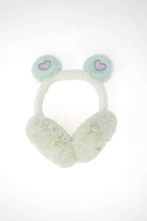 Наушники СЕРДЕЧКИ  ИСК.МЕХ весна/осень дет. 23/25 0Y-00014268