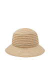 Шляпа SEEBERGER лето жен. 25 0Y-00018215 (L, льняной/песочный, 9394 linen/sand)
