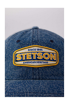 Бейсболка деним из хлопка / Stetson