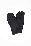 Перчатки КОЖА RANNA&ISMS весна/осень жен. 21/22 0Y-00002770 (9, черный, бант)