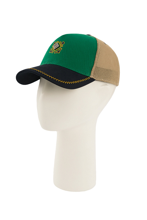 Бейсболка хлопковая с сеткой