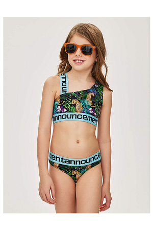 Купальник раздельный топ ЛЕОПАРДЫ NOBLE PEOPLE лето дет. 23 0Y-00011200