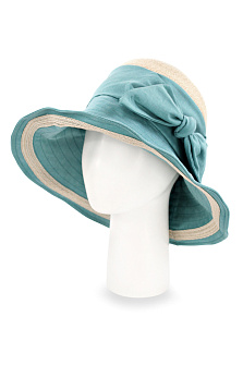 Шляпа широкополая из льна и хлопка / Gingi