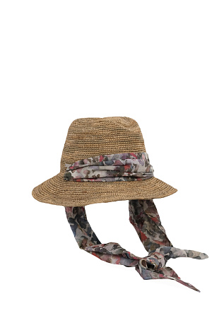 Шляпа трилби ШИРОКАЯ ЛЕНТА SEEBERGER лето жен. 23 0Y-00012021