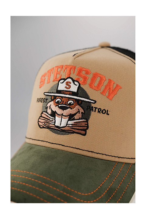 Бейсболка хлопковая с сеткой / Stetson