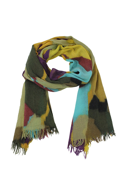 Палантин из шерсти с бахромой / Fraas