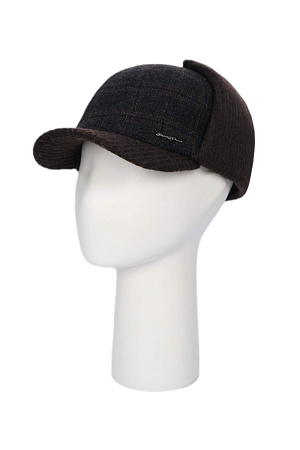 Бейсболка уши ДРАП НИКА+ТРИКОТ. STARKOFF весна/осень муж. 22/23 0Y-00009775