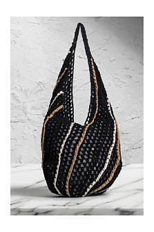 Сумка пляжная плетеная из хлопка / DAVID